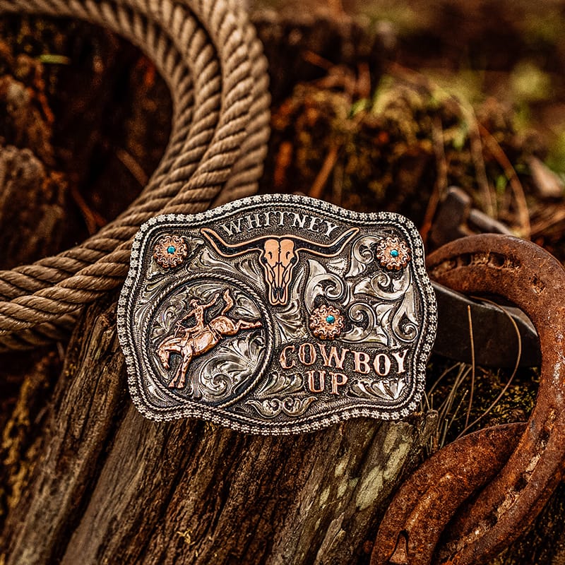 Cowgirls Belt Buckles - Silver Western Rodeo Cowgirls Belt Buckles